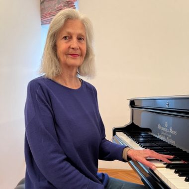 Helga Siegl am Klavier